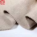 tecido de sarja tingido de fios de lã para sobretudo